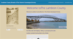 Desktop Screenshot of lambton.ogs.on.ca